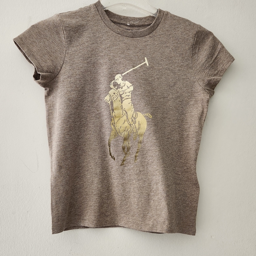 Polo Ralph Lauren Short Sleeve Crewneck Big Pony Logo Ombre T-Shirt Size: XS/TP - Picture 8 of 10